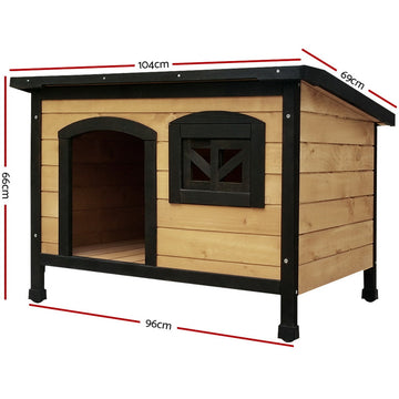i.Pet Large Wooden Pet Kennel i.Pet